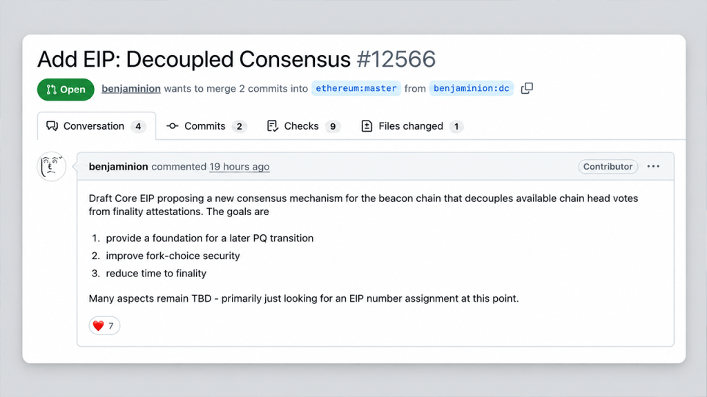 Ethereum Draft Targets Faster Finality and Future Quantum Defense