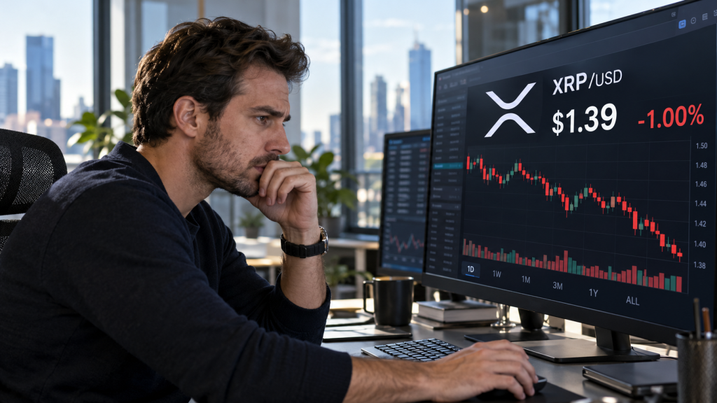 XRP tests the $1.32 support level as ETF demand slows