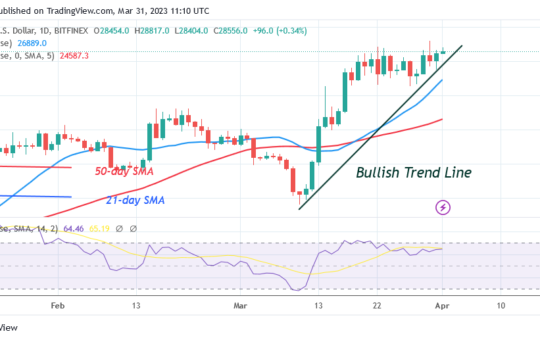 Bitcoin Price Prediction for Today, March 31: BTC Price Remains Consistent around $28K