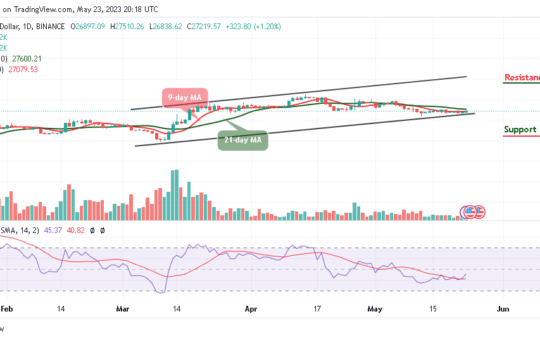 Bitcoin Price Prediction for Today, May 23: BTC/USD Stabilizes Above the $27,000 Level