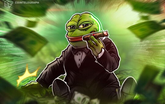 PEPE whale seizes dip opportunity, buys $529k worth of tokens