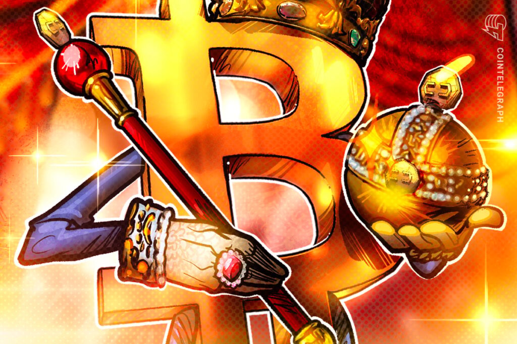 Bitcoin dominance hits 54% — highest in 2.5 years as BTC halving approaches