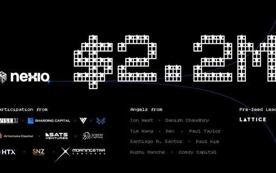 Nexio Raises $2.2M in Pre-Seed Funding, Launches Parallelized Bitcoin Rollup to Revolutionize Bitcoin’s Scalability