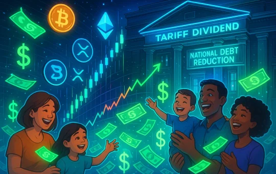Trump’s proposed $1-2K tariff rebates could spark consumer spending and a selective rally in altcoins.
