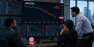 Uniswap slides 9% as weak retail demand threatens key support