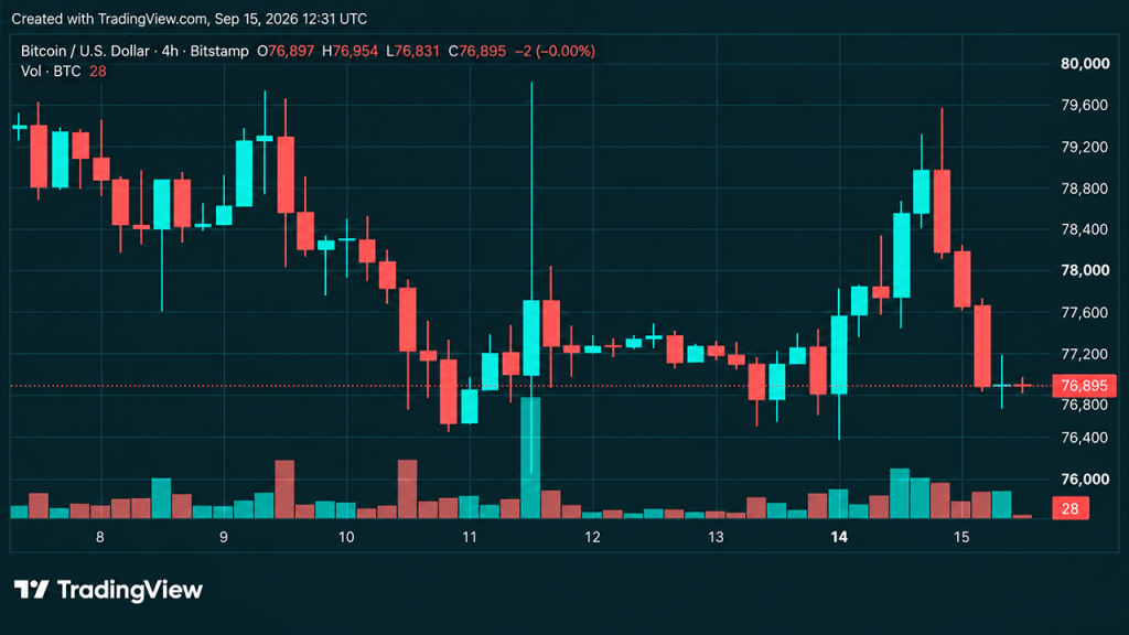Bitcoin's Price Is Sitting on Support After a Brutal $79K Rejection