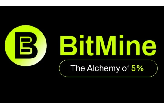 Bitmine Nears 5% Ethereum Target as Staking Rewards Strengthen Its Position