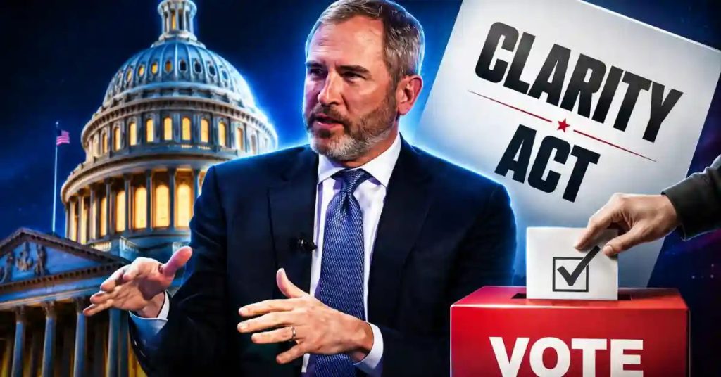 Ripple CEO Brad Garlinghouse Vows Post-Mortem After CLARITY Act Defeat