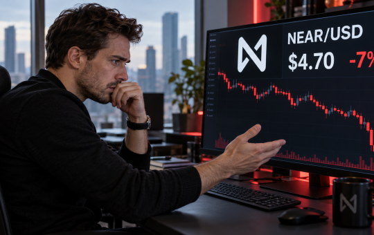 NEAR slips below $5 despite $5.42m ETF inflow
