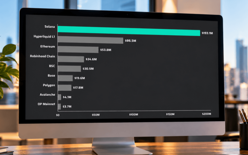 Solana Apps Generate $193M in 30 Days Amid Real-World Assets Surge