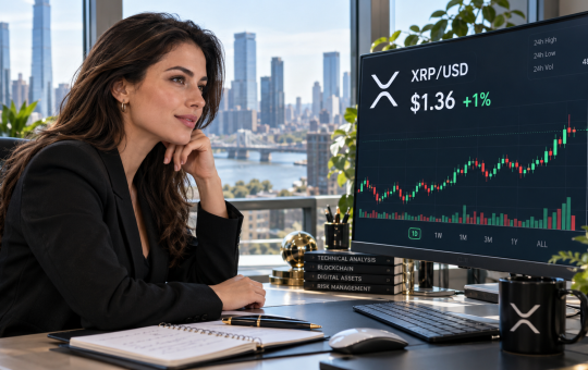 XRP rebounds from $1.32 as Standard Chartered adds RLUSD custody