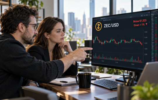 Zcash dips below $1,348 as ETF outflows ease and NU7 enters testing